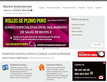 Tablet Screenshot of munneaislamientos.com